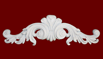 Prime Mouldings' Design Pediment Flowers PF-215 - Stucco Trims & Mouldings, Exterior Architectural Accents