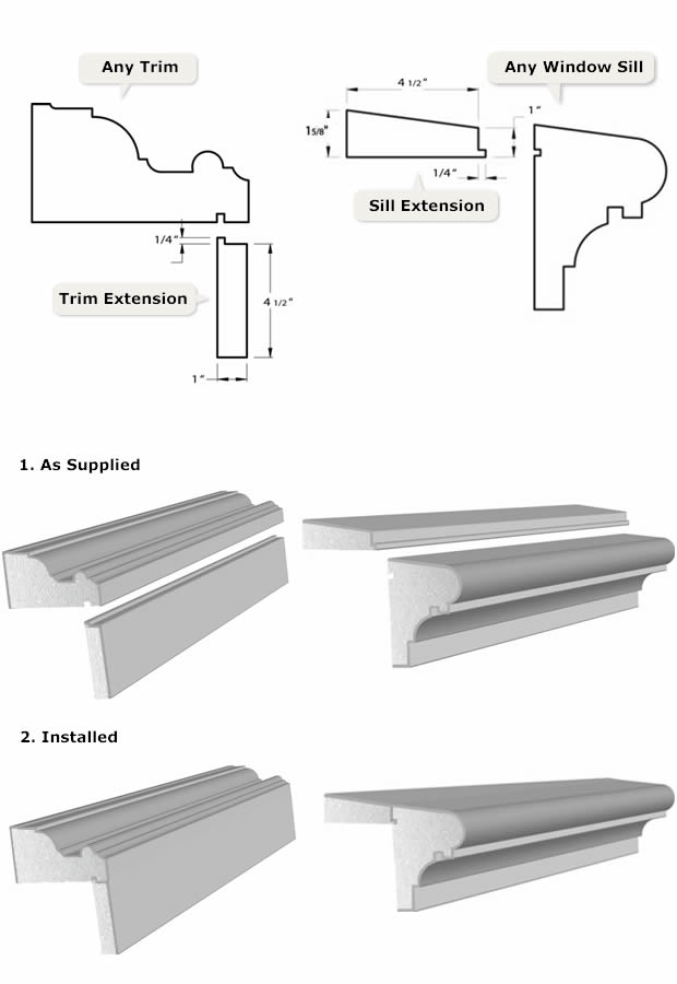 Prime Mouldings' Brick/ Stone Extension - Stucco Trims & Mouldings, Exterior Architectural Accents11