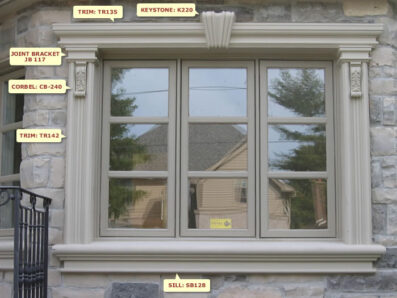 Prime Mouldings' Window Designs Window Main 15 - Stucco Trims & Mouldings, Exterior Architectural Accents