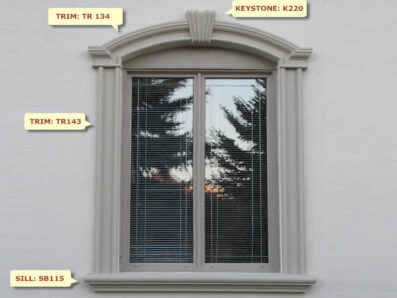 Prime Mouldings' Window Designs Window Main 19 - Stucco Trims & Mouldings, Exterior Architectural Accents