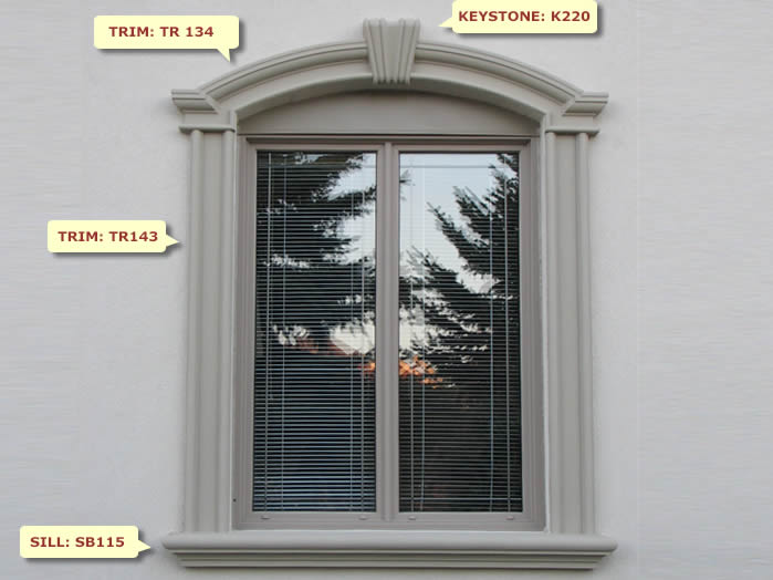 Prime Architectural Mouldings, Stucco Trim Around Windows