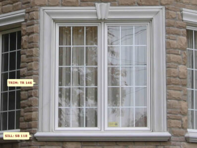 Prime Mouldings' Window Designs Window Main 20 - Stucco Trims & Mouldings, Exterior Architectural Accents