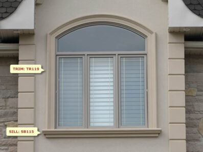 Prime Mouldings' Window Designs Window Main 22 - Stucco Trims & Mouldings, Exterior Architectural Accents