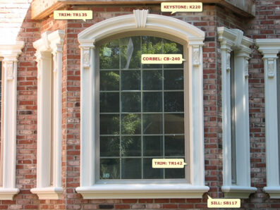 Prime Mouldings' Window Designs Window Main 43 - Stucco Trims & Mouldings, Exterior Architectural Accents