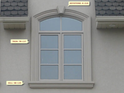 Prime Mouldings' Window Designs Window Main 57 - Stucco Trims & Mouldings, Exterior Architectural Accents
