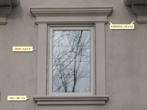Prime Mouldings' Window Designs Window Main 62 - Stucco Trims & Mouldings, Exterior Architectural Accents