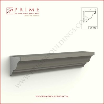 Prime Mouldings' cornice CR 112 - Stucco Trims & Mouldings, Exterior Architectural Accents