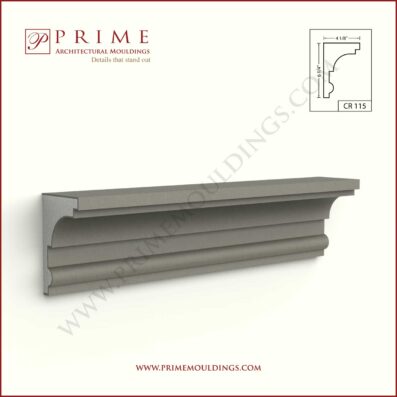 Prime Mouldings' cornice CR 115 - Stucco Trims & Mouldings, Exterior Architectural Accents