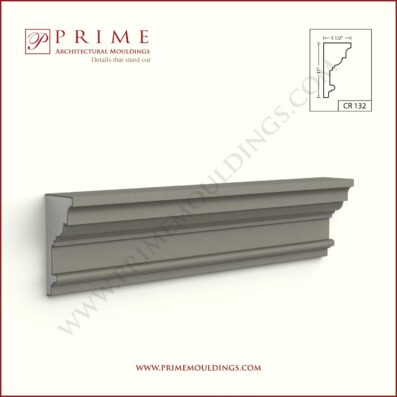 Prime Mouldings' cornice CR 132 - Stucco Trims & Mouldings, Exterior Architectural Accents