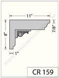 Prime Mouldings' cornice CR 159 - Stucco Trims & Mouldings, Exterior Architectural Accents