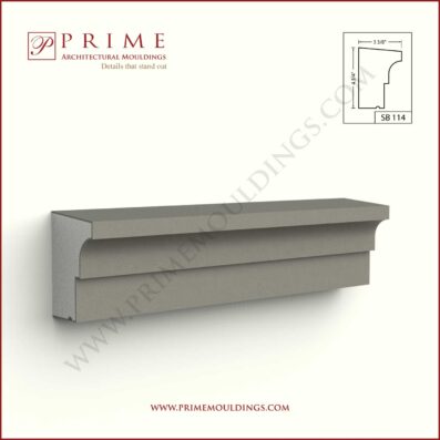 Prime Mouldings ' Sill and Band SB 114 - Stucco Trims & Mouldings, Exterior Architectural Accents