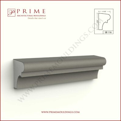 Prime Mouldings ' Sill and Band SB 116 - Stucco Trims & Mouldings, Exterior Architectural Accents