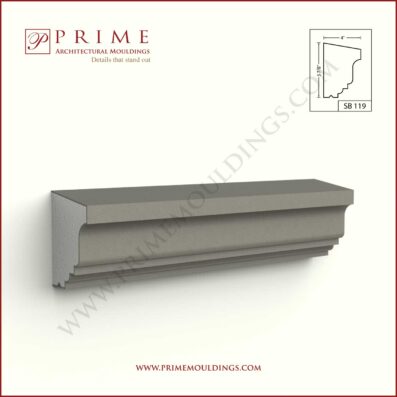 Prime Mouldings ' Sill and Band SB 119 - Stucco Trims & Mouldings, Exterior Architectural Accents