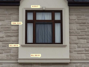 Prime Mouldings' Window Designs New W-53 fr W-76 - Stucco Trims & Mouldings, Exterior Architectural Accents