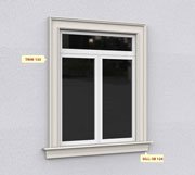 Prime Mouldings' Window Designs New W-65 fr W-80 - Stucco Trims & Mouldings, Exterior Architectural Accents