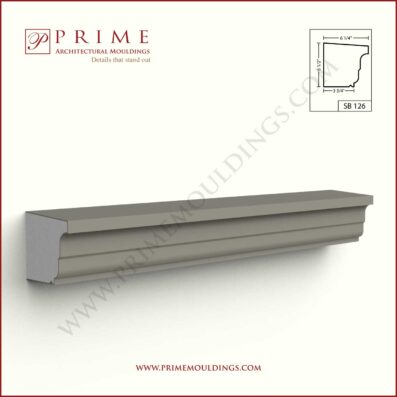 Prime Mouldings ' Sill and Band SB 126 - Stucco Trims & Mouldings, Exterior Architectural Accents