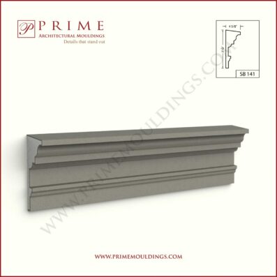 Prime Mouldings ' Sill and Band SB 141 - Stucco Trims & Mouldings, Exterior Architectural Accents