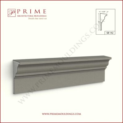Prime Mouldings ' Sill and Band SB 142 - Stucco Trims & Mouldings, Exterior Architectural Accents