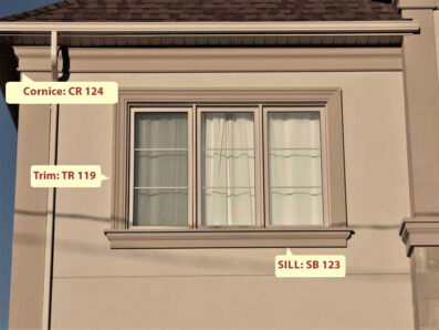 Prime Mouldings' Window Designs Window Main 30 - Stucco Trims & Mouldings, Exterior Architectural Accents