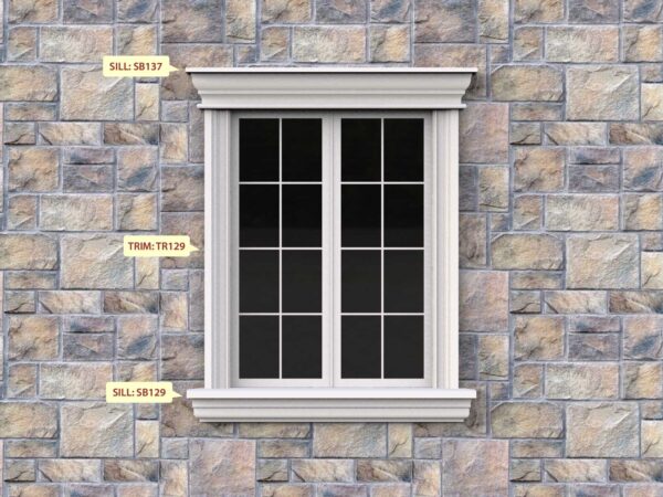 Prime Mouldings' Window Designs W-31 - Stucco Trims & Mouldings, Exterior Architectural Accents