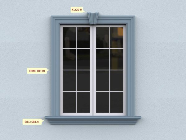 Prime Mouldings' Window Designs W-70 - Stucco Trims & Mouldings, Exterior Architectural Accents