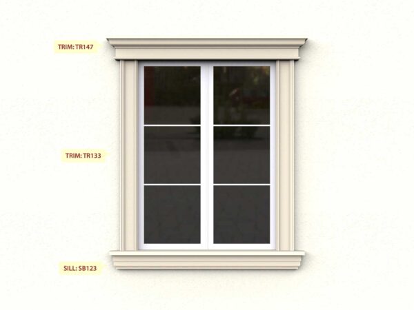 Prime Mouldings' Window Designs W-71 - Stucco Trims & Mouldings, Exterior Architectural Accents